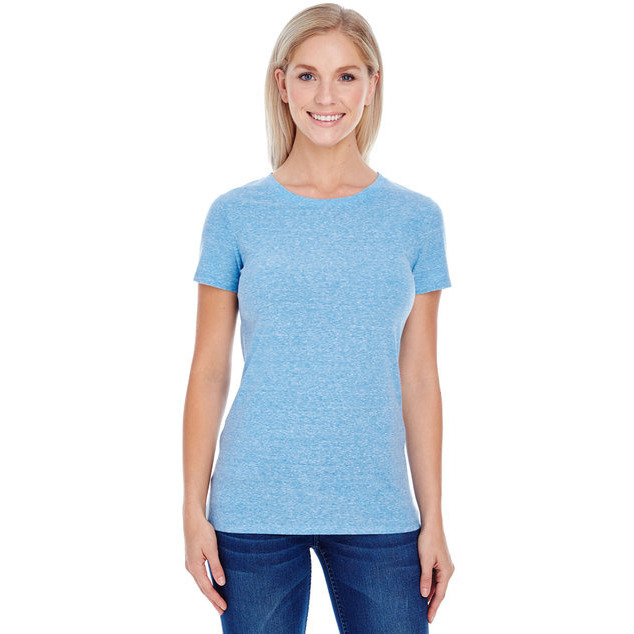 Ladies Triblend Short-Sleeve T-Shirt - cREAM TRIBLEND - 2XL(D0102H7KLU6)