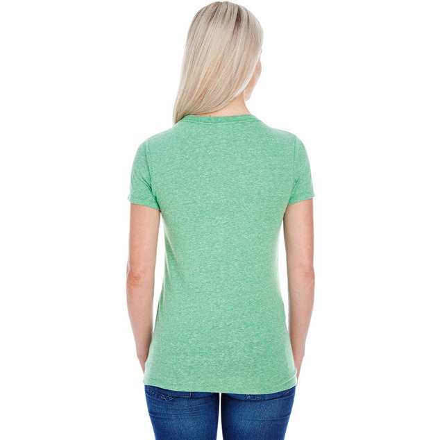 Ladies Triblend Short-Sleeve T-Shirt - cREAM TRIBLEND - 2XL(D0102H7K0XT)