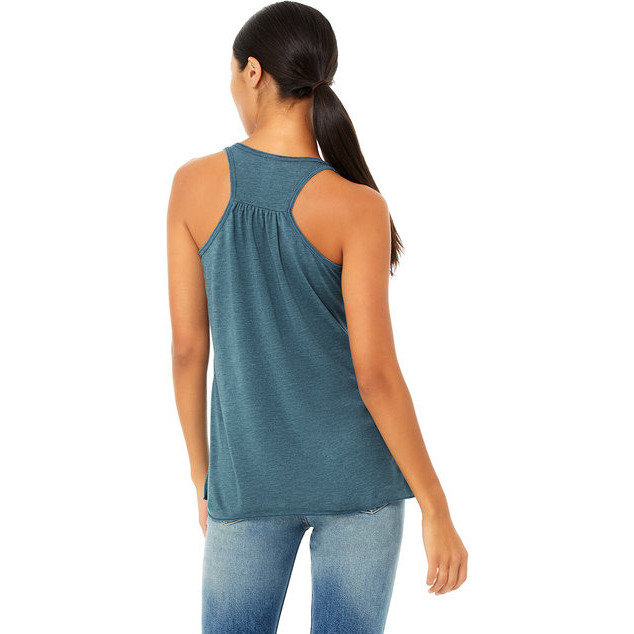 Ladies Flowy Racerback Tank - ATHLETIc HEATHER - S(D0102H7K552)