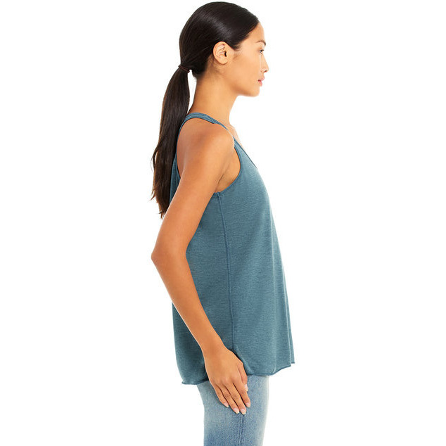 Ladies Flowy Racerback Tank - ATHLETIc HEATHER - S(D0102H7K552)