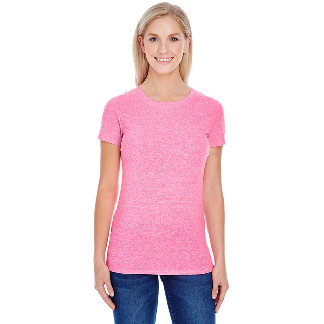 Ladies Triblend Short-Sleeve T-Shirt - cREAM TRIBLEND - 2XL(D0102H7KL42)