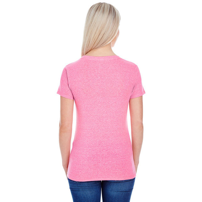 Ladies Triblend Short-Sleeve T-Shirt - cREAM TRIBLEND - 2XL(D0102H7KL42)