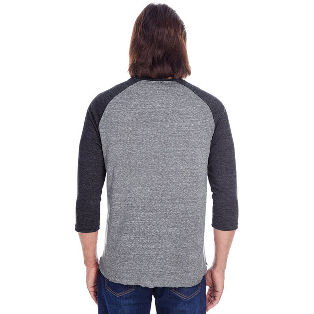 Unisex Triblend 34-Sleeve Raglan - cRM cRD BLK TRB - 3XL(D0102H7KcD8)