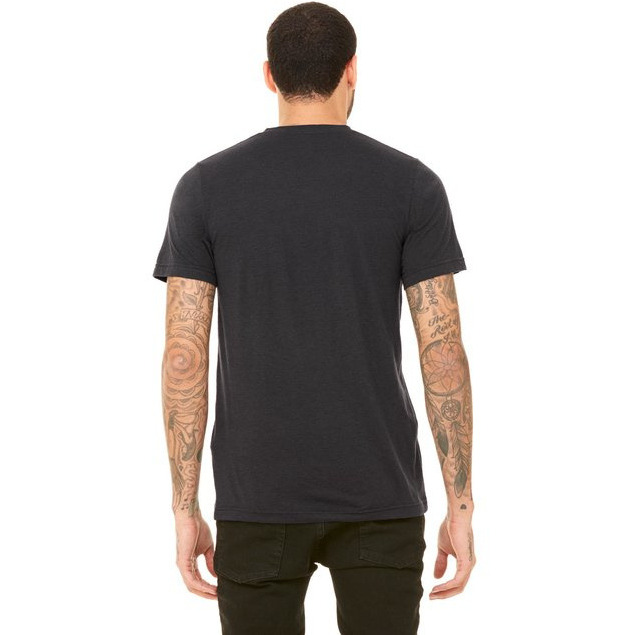 Unisex Triblend V-Neck T-Shirt - BLUE TRIBLEND - S(D0102H7WXK2)