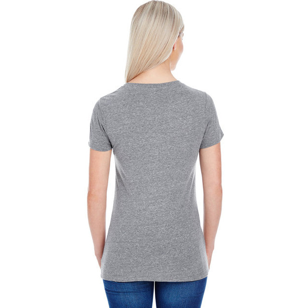 Ladies Triblend Short-Sleeve T-Shirt - cREAM TRIBLEND - 2XL(D0102H7K0HP)