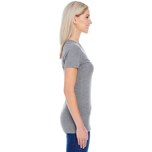 Ladies Triblend Short-Sleeve T-Shirt - cREAM TRIBLEND - 2XL(D0102H7K0HP)