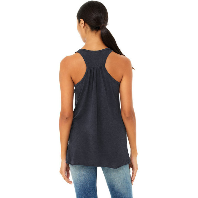 Ladies Flowy Racerback Tank - ATHLETIc HEATHER - S(D0102H7K7MX)