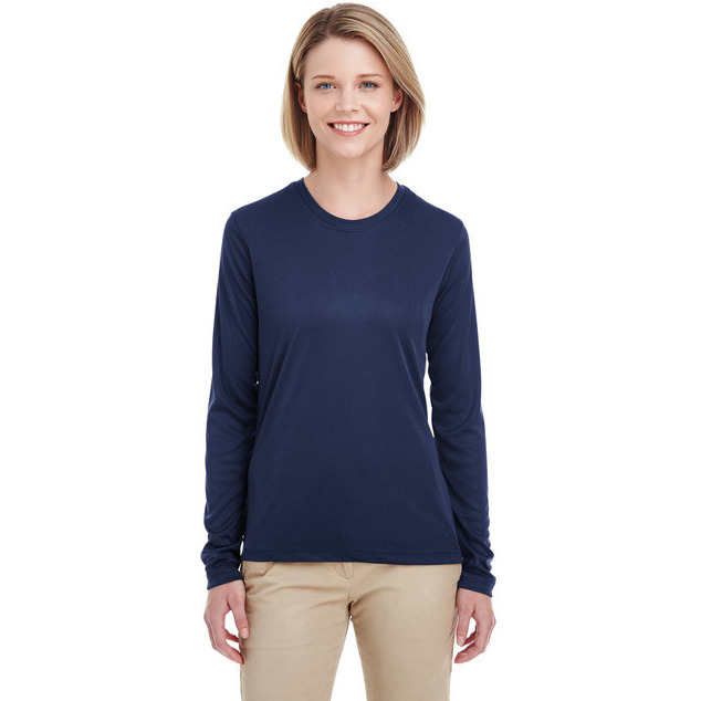 UltraClub 8622W Ladies' Cool & Dry Performance Long-Sleeve Top