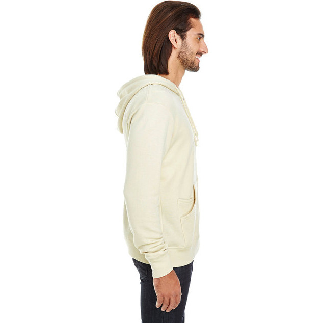 Unisex Triblend French Terry Full-Zip - BLAcK HEATHER - XS(D0102H7KVcP)