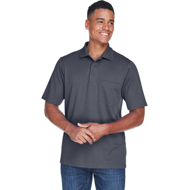 CORE365 88181P Mens Origin Performance Piqu Polo with Pocket