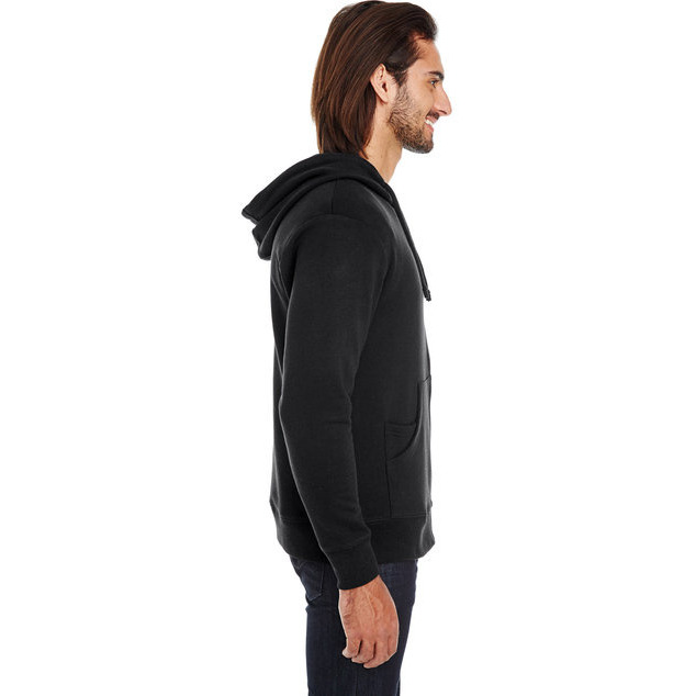 Unisex Triblend French Terry Full-Zip - BLAcK HEATHER - XS(D0102H7KVc8)
