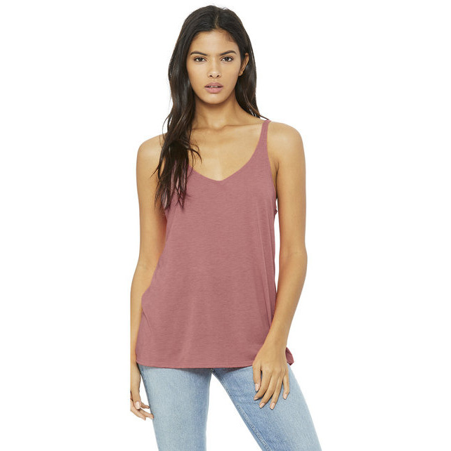 Ladies Slouchy Tank - WHITE - M(D0102H7WE12)