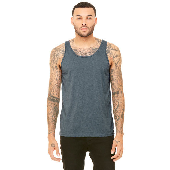 Unisex Jersey Tank - NEON BLUE - XS(D0102H7WSQ2)
