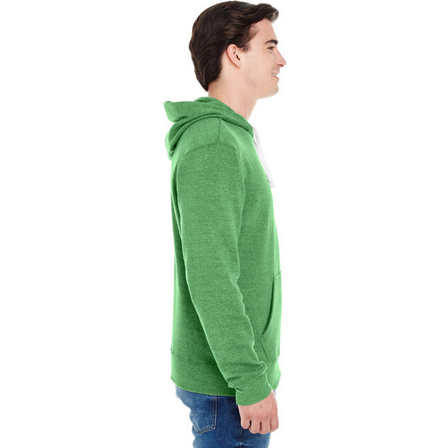 Adult Triblend Pullover Fleece Hooded Sweatshirt - BLAcK TRIBLEND - XS(D0102H762SX)