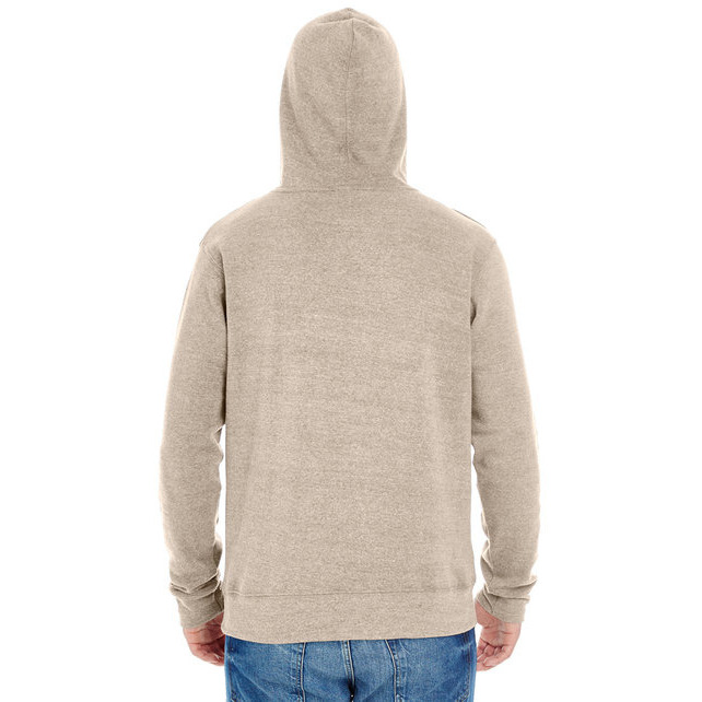 Adult Triblend Pullover Fleece Hooded Sweatshirt - BLAcK TRIBLEND - XS(D0102H78T88)