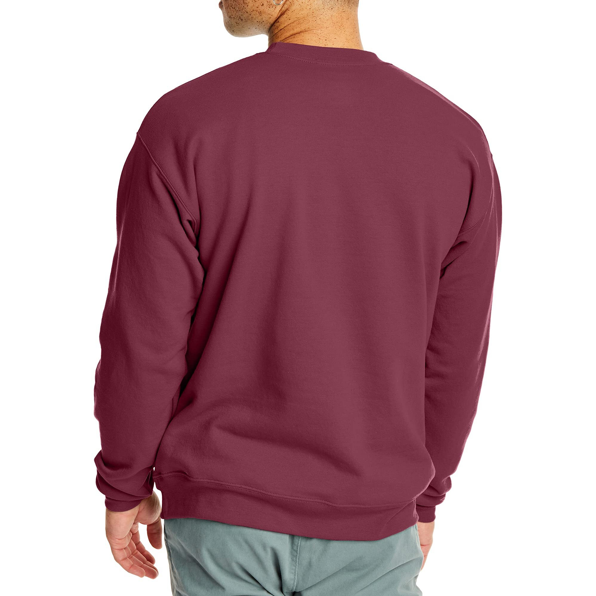 Unisex Ecosmart 5050 crewneck Sweatshirt - cARDINAL - S(D0102H7KFD6)
