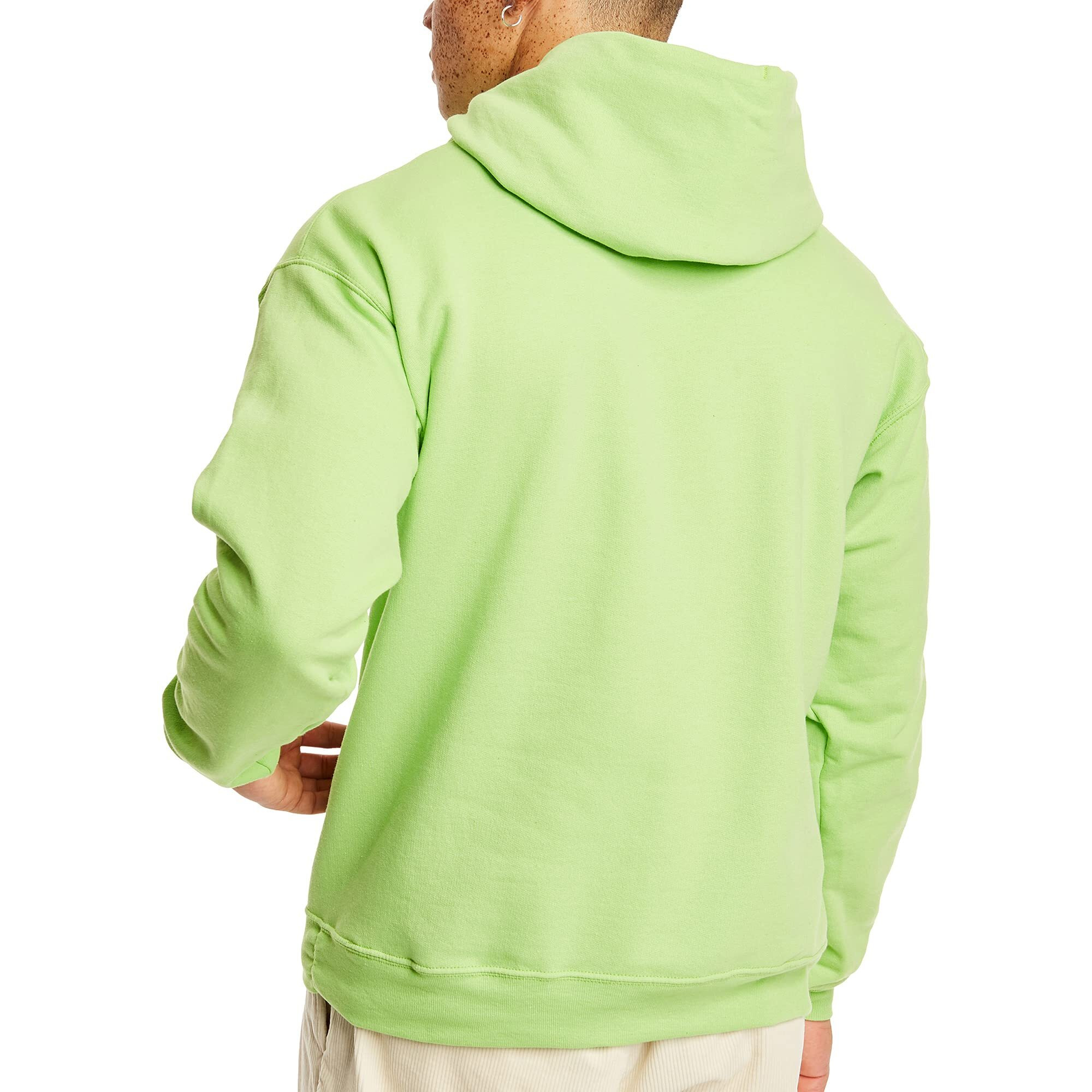 Unisex Ecosmart 5050 Pullover Hooded Sweatshirt - WHITE - S(D0102H7K328)
