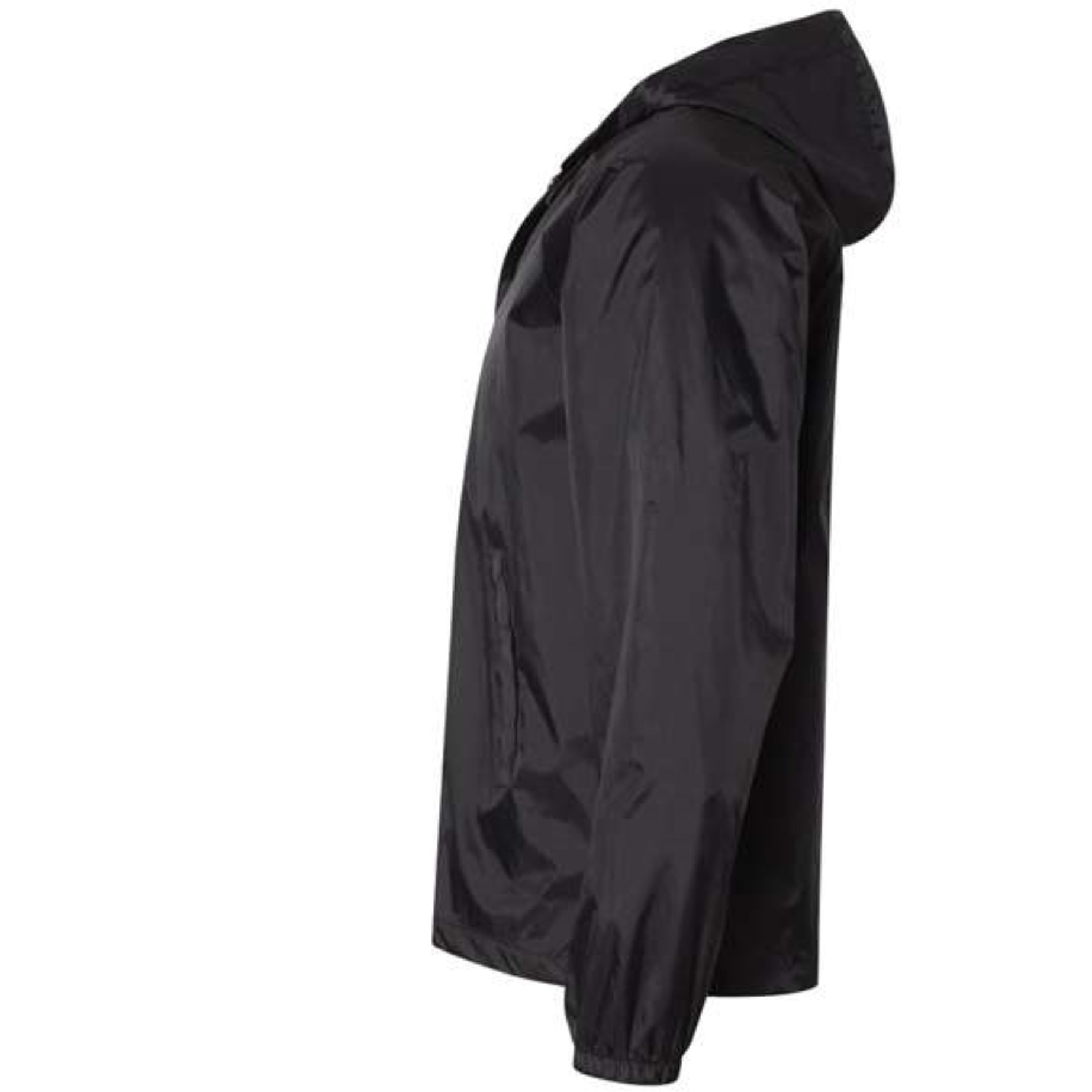 Augusta Sportswear Hooded Coach's Jacket - Black, M