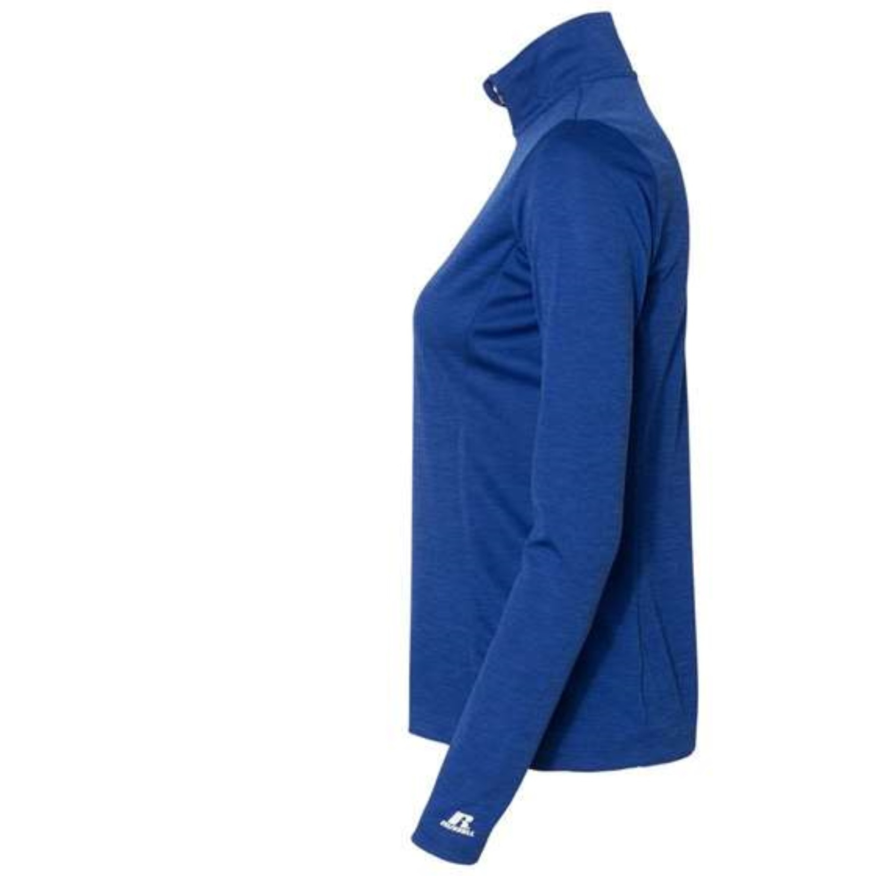 Russell Athletic Women's Striated Quarter-Zip Pullover - Royal, XL