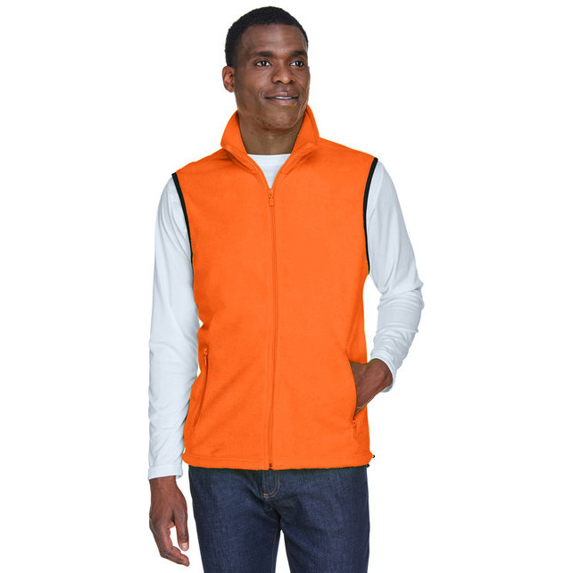 Adult 8 oz Fleece Vest - SAFETY ORANgE - S(D0102H7NgX6)
