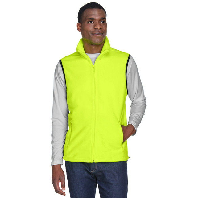 Adult 8 oz Fleece Vest - SAFETY ORANgE - S(D0102H7N2FP)