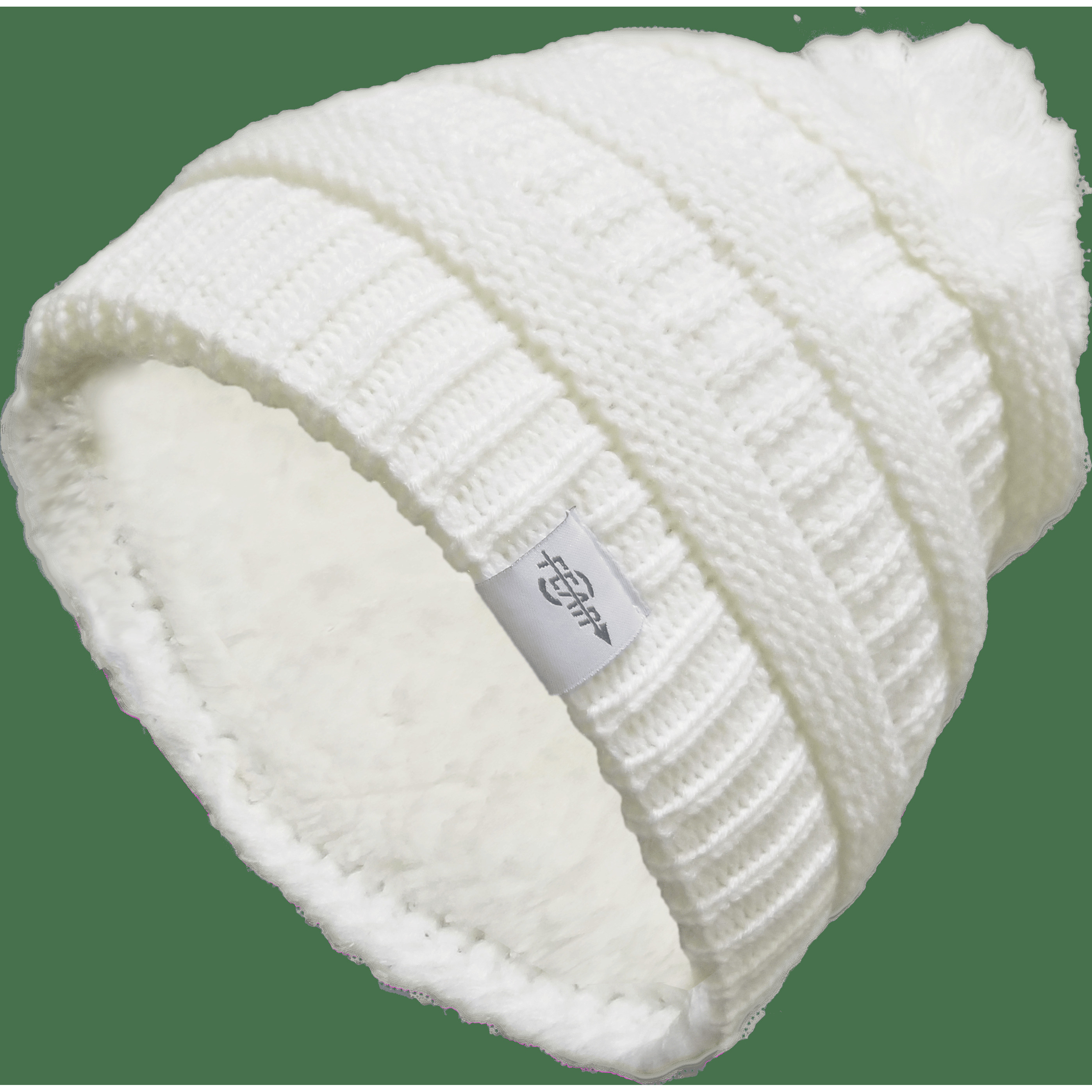 Fear0 NJ Warmest Plush Insulated Lining Knit cable Pom-Pom Beanie Hat Women(D0102H79VZP)