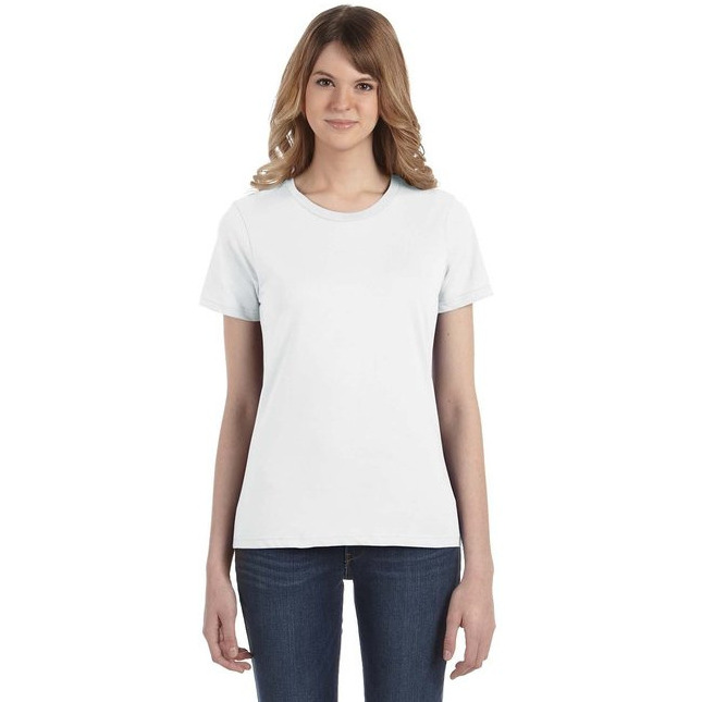 Ladies Lightweight T-Shirt - WHITE - 3XL(D0102H7KJYX)