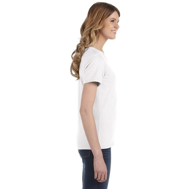 Ladies Lightweight T-Shirt - WHITE - 3XL(D0102H7KJYX)