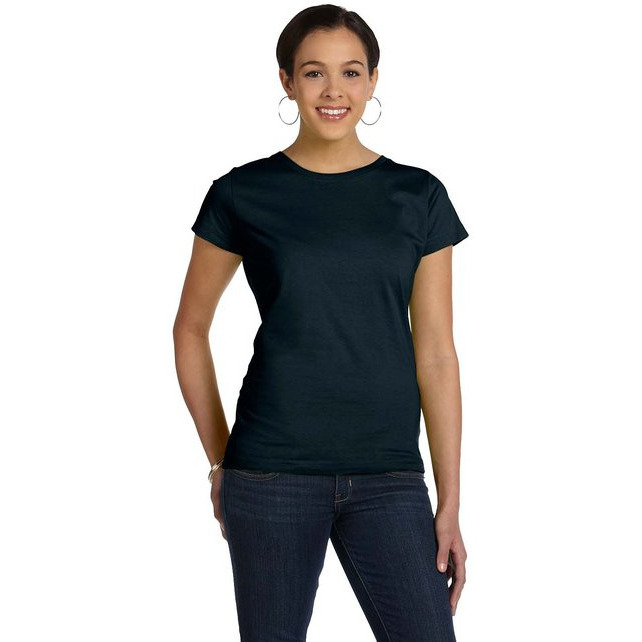 Ladies Fine Jersey T-Shirt - VINTAgE BURgUNDY - XS(D0102HI3ZBU)