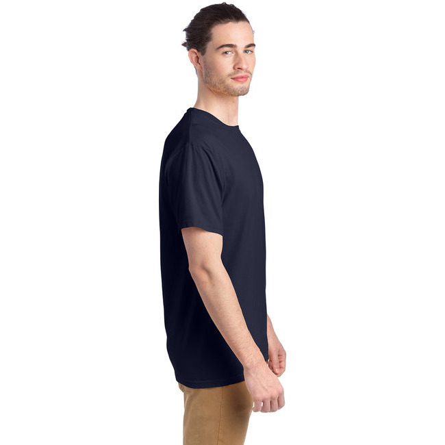 Mens garment-Dyed T-Shirt - BLAcK - S(D0102H7KM36)