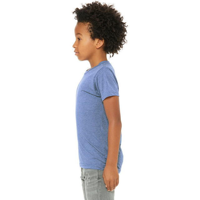 Youth Triblend Short-Sleeve T-Shirt - BLUE TRIBLEND - M(D0102H7W61T)