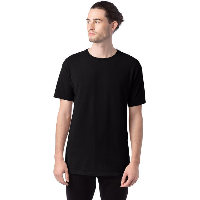 Mens garment-Dyed T-Shirt - BLAcK - S(D0102H7KMBJ)
