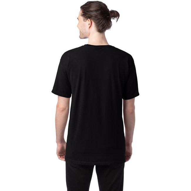 Mens garment-Dyed T-Shirt - BLAcK - S(D0102H7KMBJ)