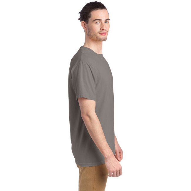 Mens garment-Dyed T-Shirt - BLAcK - S(D0102H7KM82)
