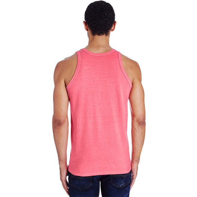 Unisex garment-Dyed Tank - BLAcK - S(D0102H7KVHP)