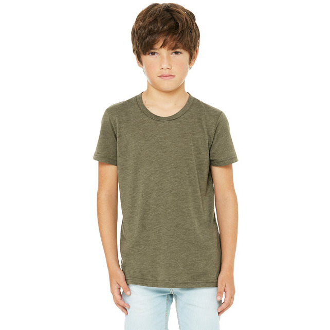 Youth Triblend Short-Sleeve T-Shirt - BLUE TRIBLEND - M(D0102H7W628)