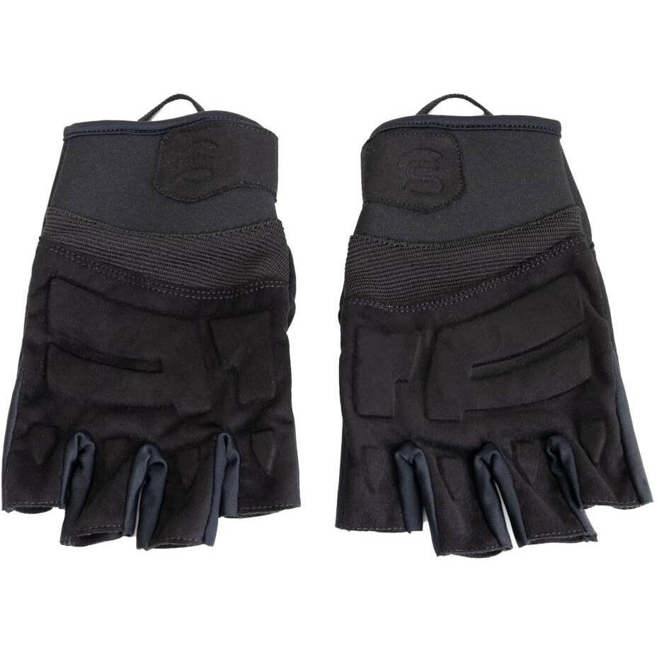 Scipio Fingerless Tactical Gloves BHG682XL Impact Protection Work Military Hunting Gloves Lightweight Protective Gloves for Men and Women Black XL