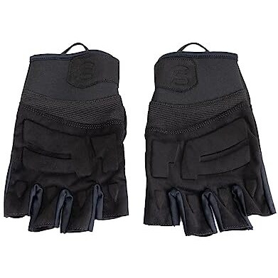 Scipio Fingerless Tactical Gloves BHG682XL Impact Protection Work Military Hunting Gloves Lightweight Protective Gloves for Men and Women Black XL