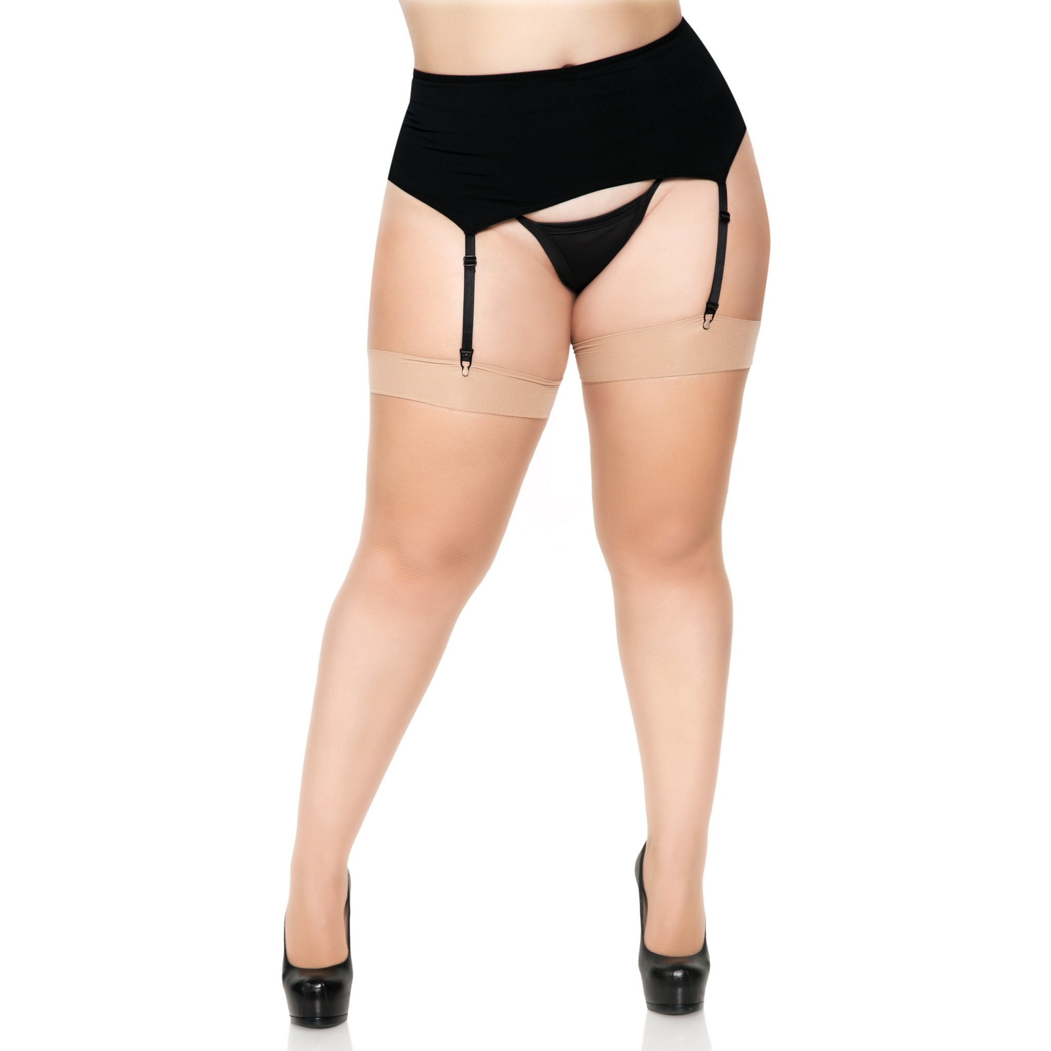 Micro net spandex stockings