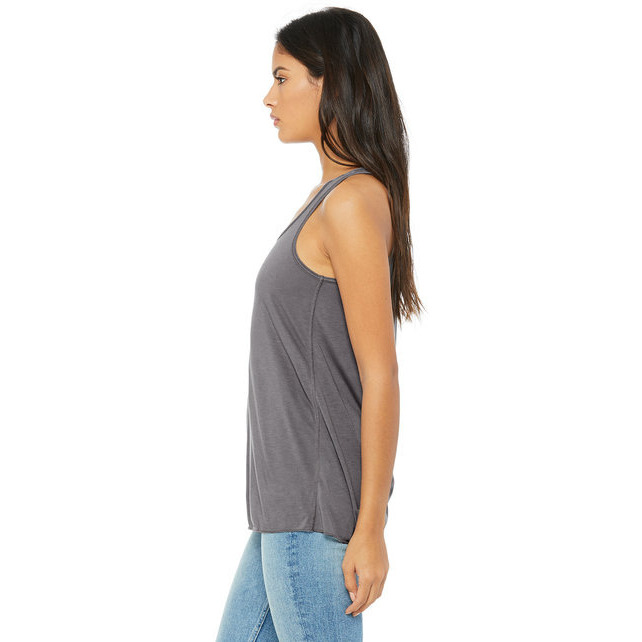 Ladies Flowy Racerback Tank - ATHLETIc HEATHER - S(D0102H7K76P)