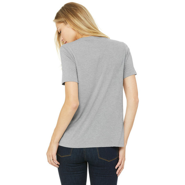 Ladies Relaxed Triblend T-Shirt - cHAR BLK TRIBLND - S(D0102H7WZHT)