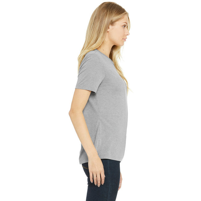 Ladies Relaxed Triblend T-Shirt - cHAR BLK TRIBLND - S(D0102H7WZHT)