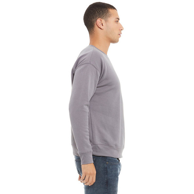 Unisex Drop Shoulder Fleece - WHITE - XS(D0102H7W9BP)