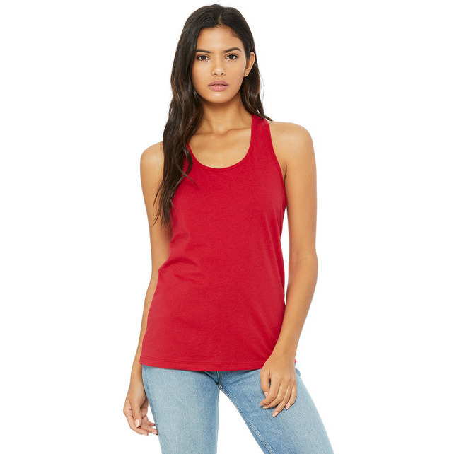 Ladies Jersey Racerback Tank - WHITE - S(D0102H7KEQ2)