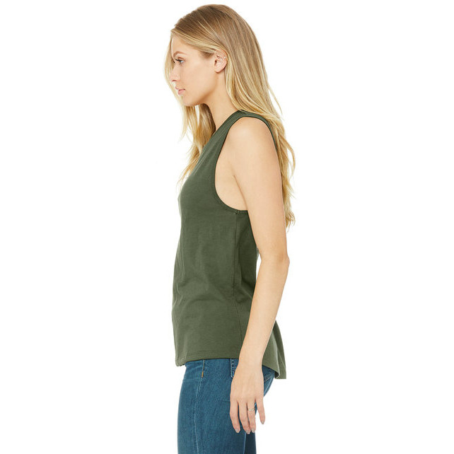 Ladies Jersey Muscle Tank - WHITE - S(D0102H7W7UP)