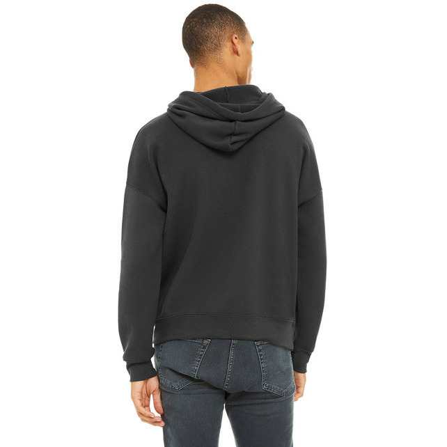 Unisex Sponge Fleece Pullover DTM Hoodie - DARK gREY - XS(D0102H7KXS8)