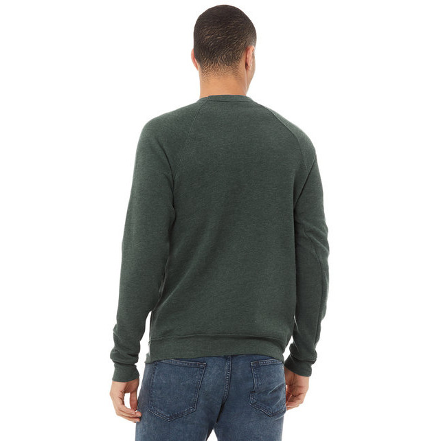 Unisex Sponge Fleece crewneck Sweatshirt - DK gRY MRBLE FLc - M(D0102H7W6AJ)