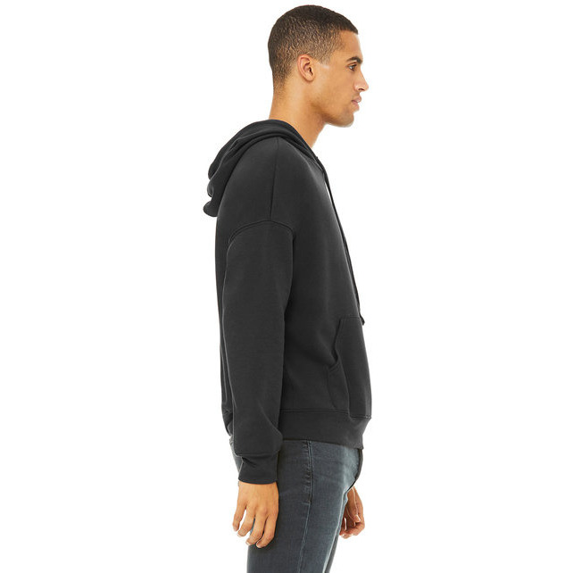 Unisex Sponge Fleece Pullover DTM Hoodie - DARK gREY - XS(D0102H7KXAT)