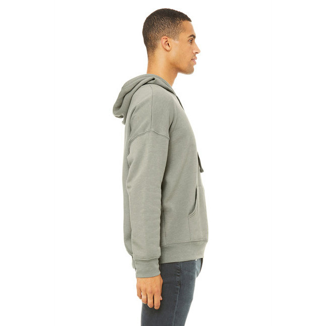 Unisex Sponge Fleece Pullover DTM Hoodie - DARK gREY - XS(D0102H7KXSJ)