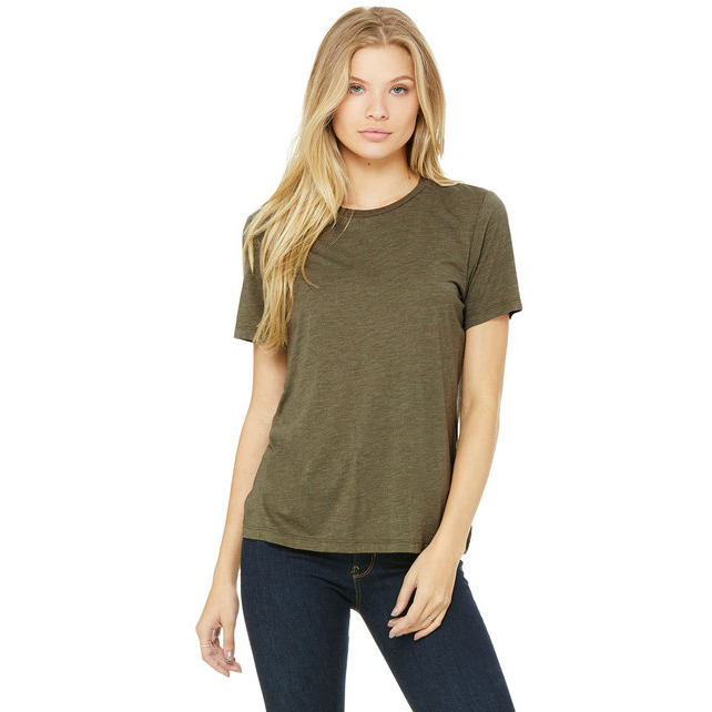 Ladies Relaxed Triblend T-Shirt - cHAR BLK TRIBLND - S(D0102H7WZH2)
